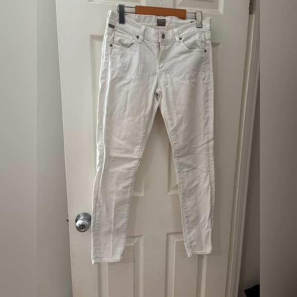 Citizens of Humanity Phantom skinny cropped white denim size 27 jeans - Picture 5 of 16